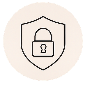 Icon representing security,
